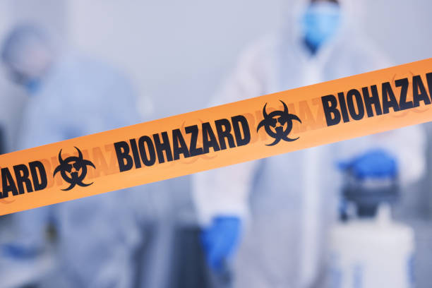 Professional Infectious Disease Decontamination technician working in O'Fallon, IL